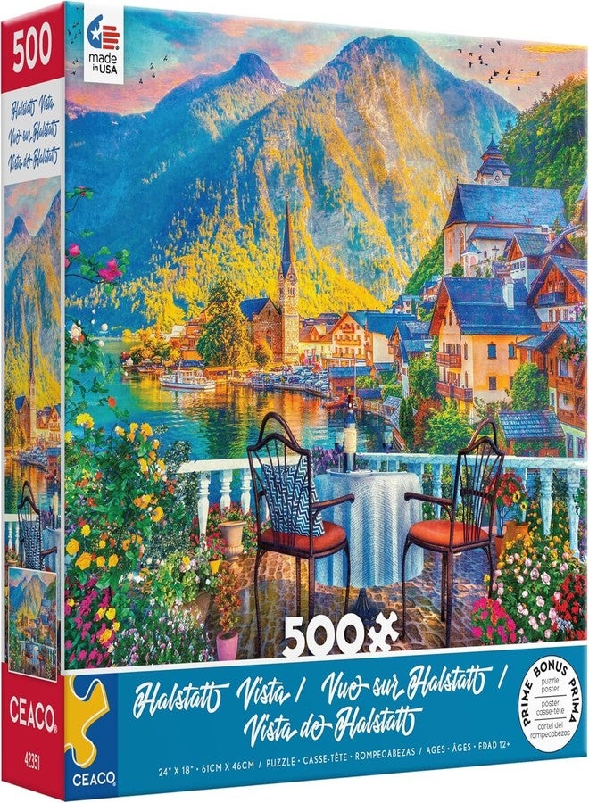 سيكو أحجية الصور المقطوعة Ceaco - حول العالم - هالشتات فيستا - 500 قطعة - Image 1